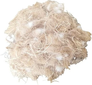 Bird Nesting Material Jute Fiber Shred Nest for Parrot Finch Budgie Decor - Picture 1 of 12