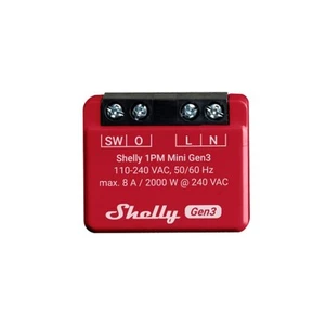 Shelly Shelly 1PM Mini Gen3 Schalt-Messaktor Wi-Fi, Bluetooth - Bild 1 von 6