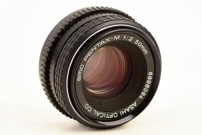 Lente principal estándar Asahi Pentax-M SMC 50 mm f/2 para montaje K V24 Foto 1 de 4