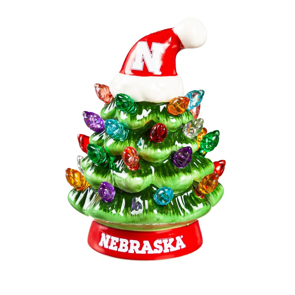 NEBRASKA CORNHUSKERS NCAA LED Árbol de Navidad Adorno Foto 1 de 1