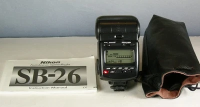 Nikon SB-26 Speedlight Shoe Mount Flash Tested Clean Excellent condition - Image 1 of 4