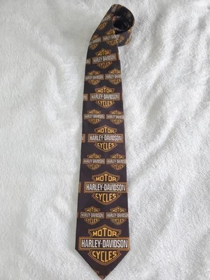 Harley Davidson Cuello Tie Bar & Shield Vintage 1997 Ralph Marlin PARECE NUEVO Foto 1 de 4