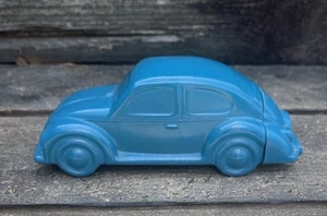 Vintage Avon 1970’s Blue Volkswagen Beetle Bug Aftershave Empty Bottle, No Box - Picture 1 of 6