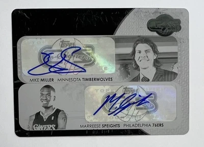 2008-09 Topps Co-Signers #CS-MS Mike Miller & Marreese Speights R138 - Image 1 of 2