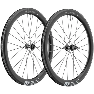 CARBON GRAVEL/ROAD DISC BRAKE WHEEL SET DT SWISS GRC1400 SPLINE 50 mm 700 C - image 1 of 4