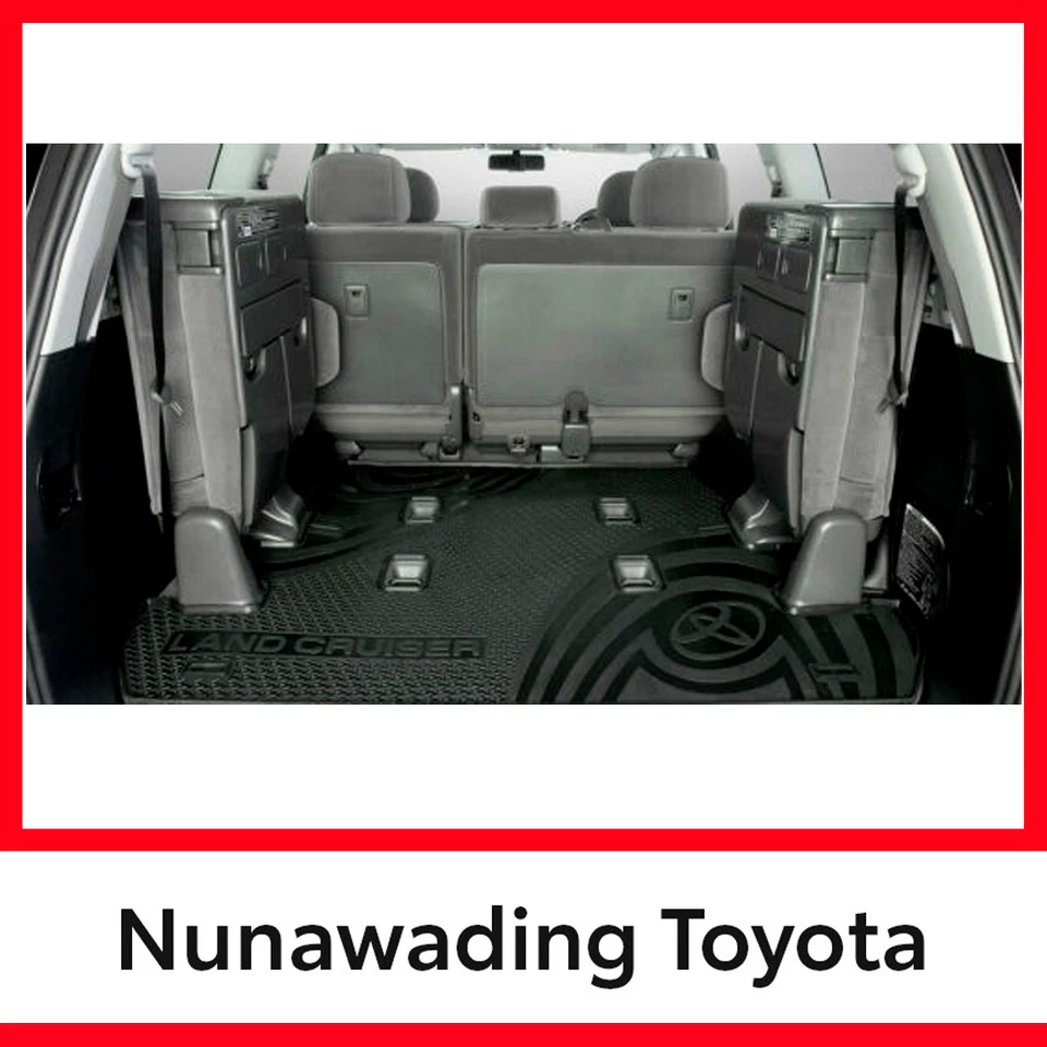 Genuine Toyota Landcruiser 200 Rubber Cargo Mat Boot Liner 7 Seater 2007-2021 - image 1 of 2