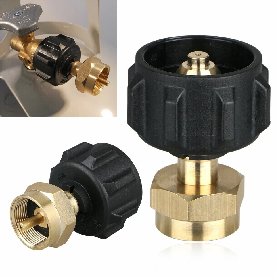 Propane Refill Adapter Lp Gas 1 Lb Cylinder Tank Coupler Bottles Heater Gas Tank