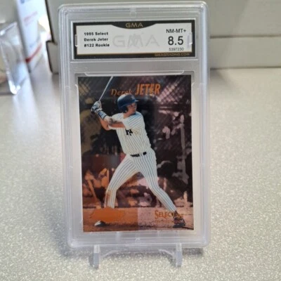 1995 Select Certified Edition Rookie Derek Jeter #122 GMA 8.5 HOF - Image 1 of 2