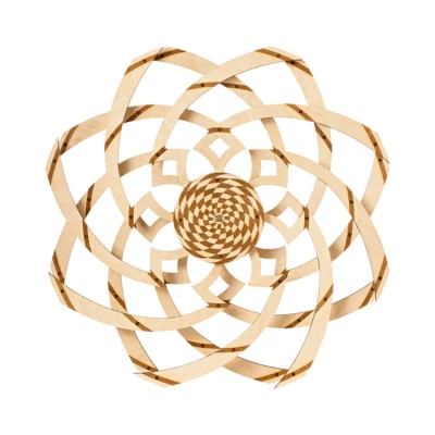 Truco de Madera Vórtice Hipnótico Madera 3D Modelo Mecánico Kit Puzzle Juguete Hágalo Usted Mismo Regalo Foto 1 de 4