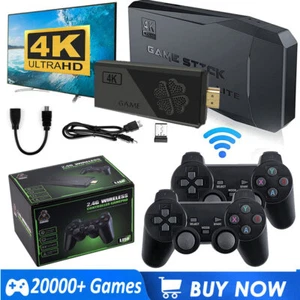 Consola de Videojuegos Retro TV Stick 64G 4K HDMI 2X Controlador Inalámbrico 20000+ Juegos - Imagen 1 de 15