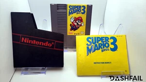 Super Mario Bros. 3 (Nintendo NES, 1990) Cart + Manual - Cleaned and Tested - Picture 1 of 7