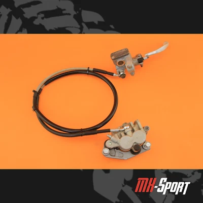 01-06 2001 RM125 RM 125 OEM Pinza de freno delantera Cilindro maestro Conjunto de línea Foto 1 de 4