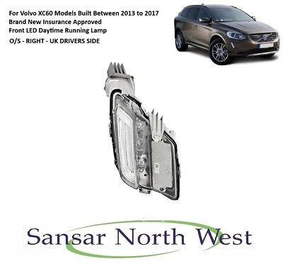 Para Volvo XC60 - Luz LED diurna delantera para conductores DRL DERECHA O/S Foto 1 de 4