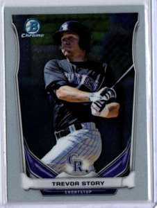 2014 Bowman Chrome Baseball Top Prospect #CTP74 Trevor Story ROOKIE ROCKIES - Picture 1 of 1