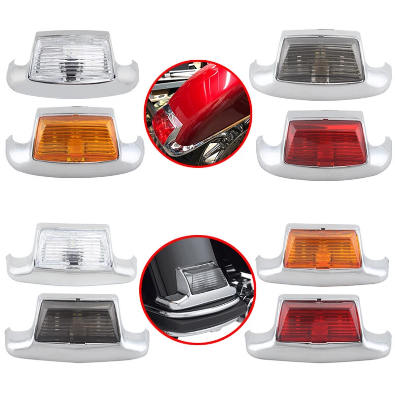 Luz de punta de guardabarros delantero/trasero para Harley Electra Glide FLHTCU Ultra Classic FLSTN Foto 1 de 4