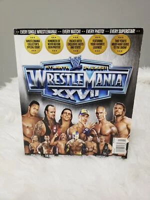 Revista previa Wrestlemania 27 XXVII 2011 de colección Rock Kane Stone Cold Underta Foto 1 de 4