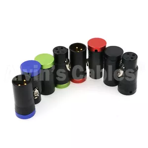 Connettore maschio XLR basso profilo 3 pin spina originale per dispositivi audio - Foto 1 di 16