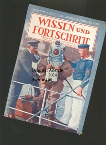 PROFI Taucher TECHDIVING mit Sprechanlage historisches TITELBLATT original 1930! - Bild 1 von 2