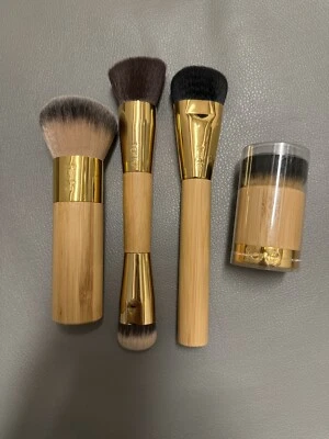 Tarte Cosmetics Buffer Airbrush Finish Bamboo Foundation Brush 4 pc set - Image 1 of 2