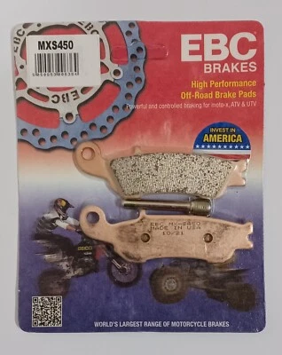 EBC Sinter Rennen Vordere Bremsbeläge Für Yamaha YZ250F (2007 Zu 2020) (4T) - Bild 1 von 4