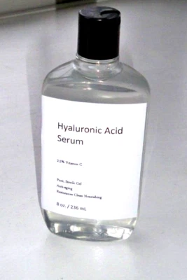 8 OZ 100% Pure Vitamin C Hyaluronic Acid Serum for Face BEST Anti Aging 240mL - Image 1 of 4