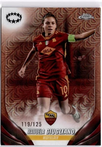 Manuela Giugliano 2023-24 Topps Chrome Women's Rose Gold Refractor #5 AS 119/125 - Picture 1 of 2