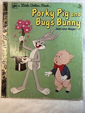 Vintage Mała złota książka Porky Pig & Bugs Bunny Tak jak magia! 1978 #1133