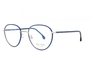 Paul Smith ALBION V2 New Eyeglasses Rx Frame 53-21-145 BLUE SILVER P003 V2 04 - Picture 1 of 5