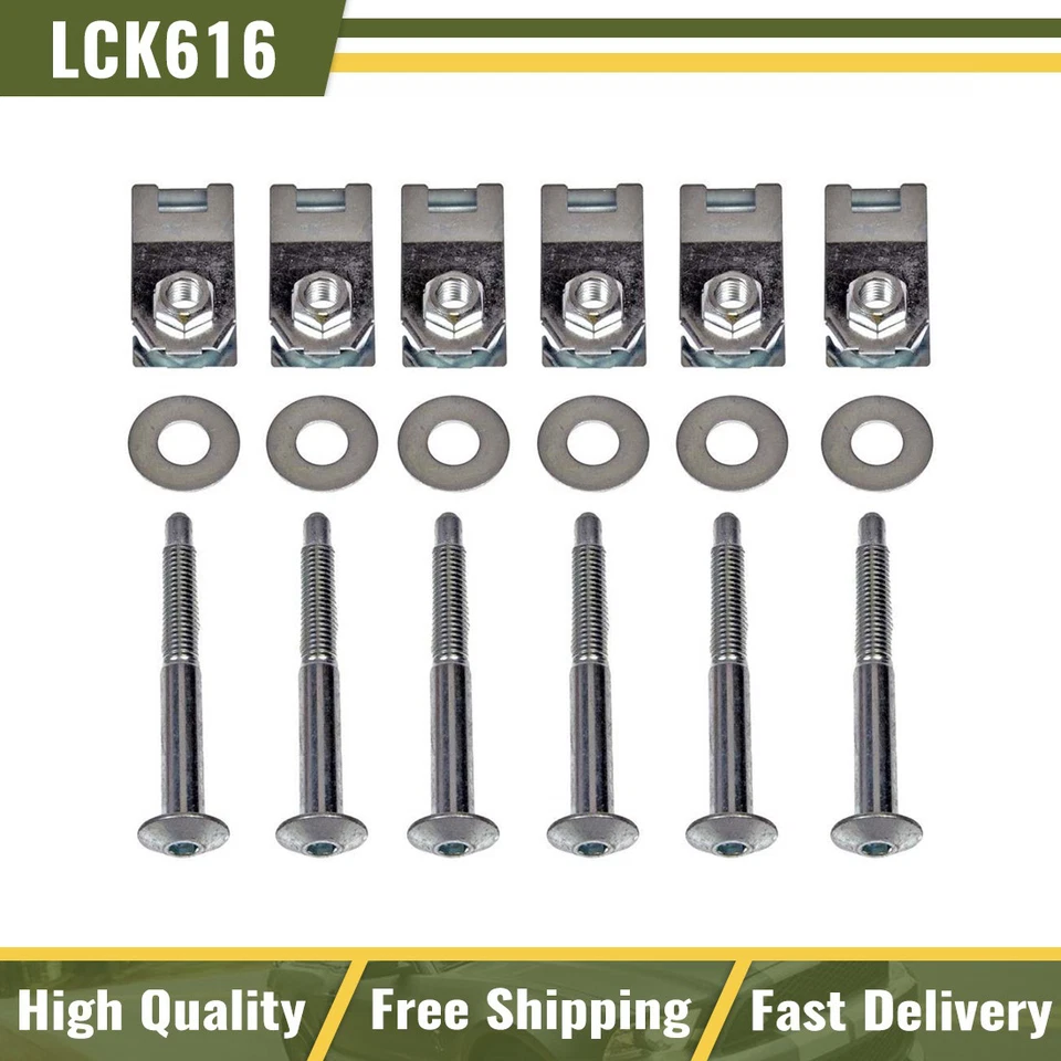Juego de 6 pernos de herrajes de montaje de cama Dorman para Ford F150 05-13 6 7 pies plataforma Foto 1 de 3