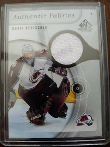 2005-06 SP Game Used Authentic Fabrics #AFAE David Aebischer Jersey - NM-MT