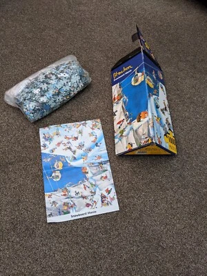 HEYE SNOWBOARD MANIA BY BLACHON JIGSAW 1000 PIECES 2001 VINTAGE. EXC & COMPLETE - Image 1 of 4