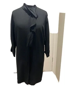 Vintage Marc Jacobs Black Coat Dress - US Size 10/UK 14 - Picture 1 of 9
