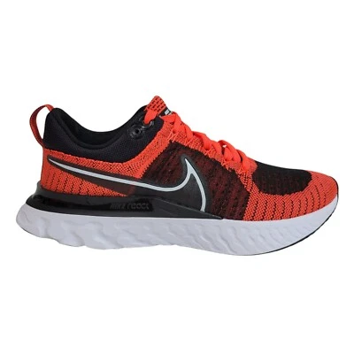 Nike Mens 8.5 React Infinity Run Flyknit 2 Bright Crimson Black Shoes CT2357-600 - Image 1 of 4