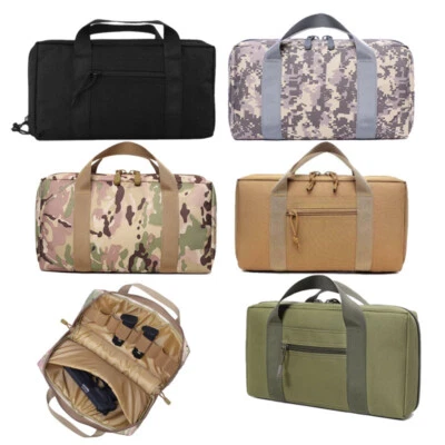 Outdoor Tactical Range Bag Handgun Pack Pistol Mag Magazine Pouch Storage Case - Image 1 of 4