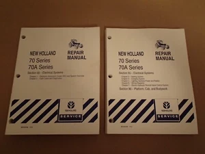 New Holland 70 & 70A Series Tractors Electrical Systems Repair Manual ,2 vol set - Picture 1 of 6
