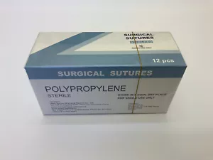 Polypropylen 4-0, 18mm schneidend,12 Folien, chirurgisches Nahtmaterial, Sutures - Bild 1 von 1