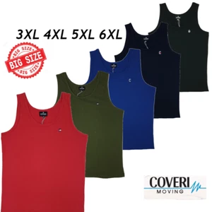 Canotta canottiera canottiere uomo cotone t shirt t-shirt smanicata taglie forti - Foto 1 di 8