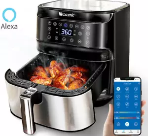 Alexa Touchscreen Electric Big Oven Air Fryer Oilless 1700W 5.8QT LED Cooker - Picture 1 of 2