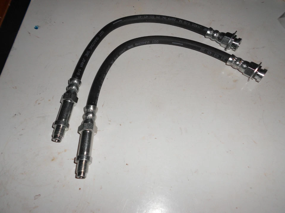 Par de mangueras de freno delanteras Corvair FC 1961-5, furgoneta, Greenbrier, rampa VENTA    Foto 1 de 1