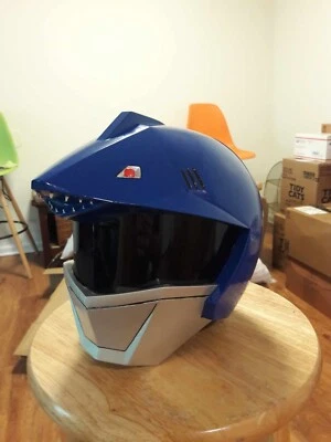 Casco Kamen Rider Power Rangers Super Sentai Sun-Vulcan Vulshark impreso en 3D Foto 1 de 4