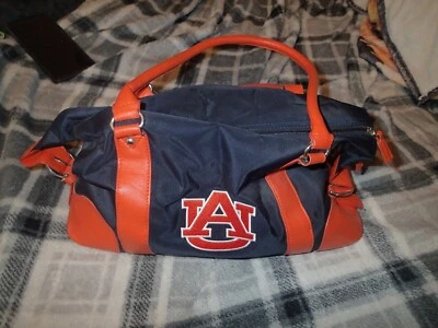Auburn University NCAA Women's Handbag by Sandol in Navy Blue & Orange Logo - Image 1 of 4