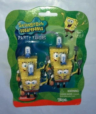 2001 Spongebob Squarepants Krusty Crab Mini PVC Figures TARA Party Favors #55120 - Image 1 of 2