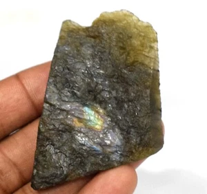Natürlich Regenbogen Flashy Labradorite Heilsteine Slab Grobem Festlich Angebote - Picture 1 of 58