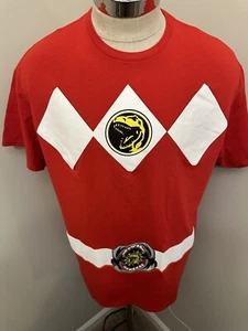 Saban's Mighty Morphin Power Rangers "Red Ranger Jason" Men's XL Vintage Shirt - Picture 1 of 6