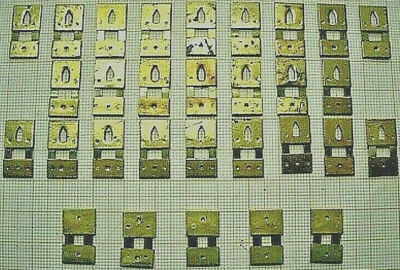 Lot 30 lames suspension de balancier pendule clock carillon UHR horloge no odo 6 - Photo 1/2