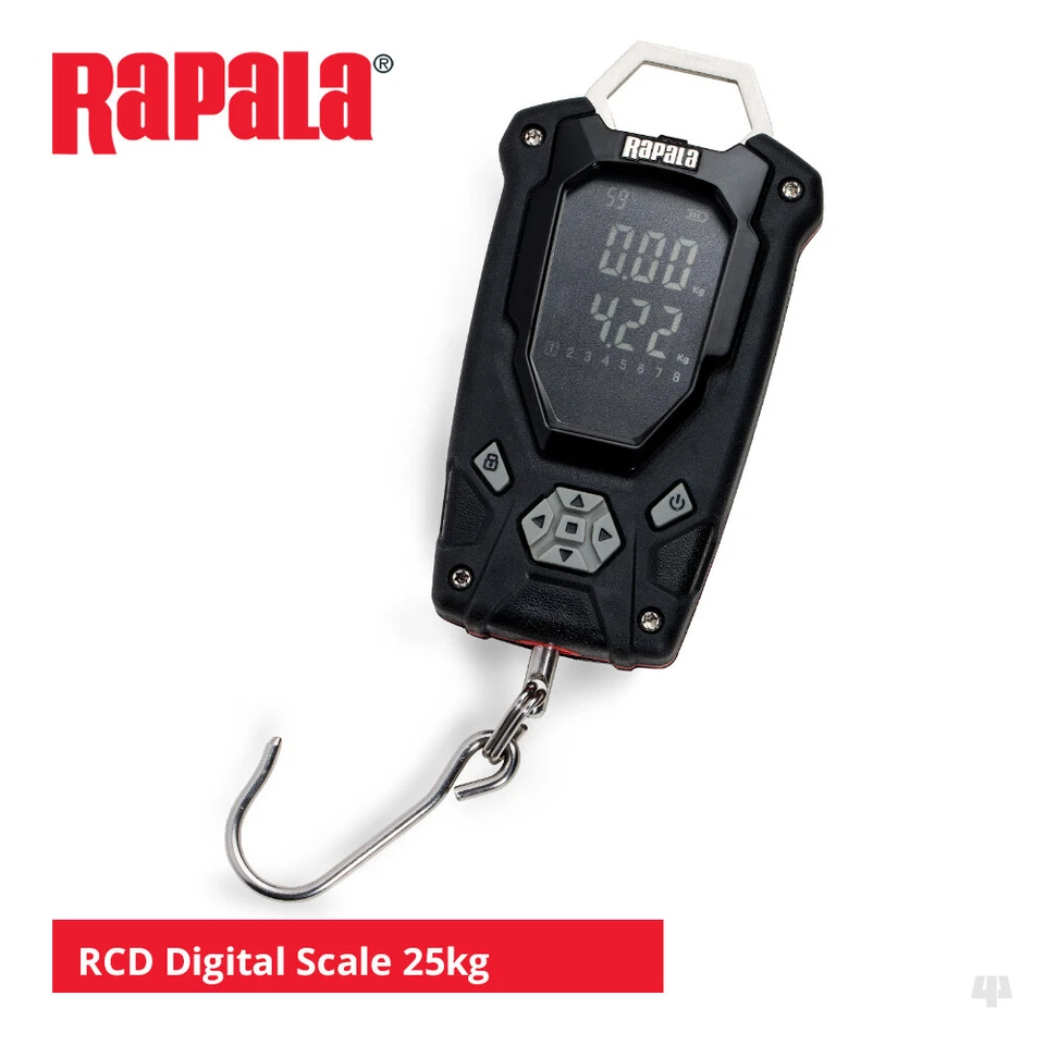 Rapala код 50 фунтов (примерно 22.68 кг) цифровая шкала-бас трески щука форель лосось морской приманка для ловли рыбы нахлыстом - Изображение 1 из 1