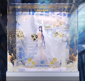 1/7 APEX Azur Lane New Jersey Snow-White Ceremony Ver. LED Acrylic Display Box - Picture 1 of 4