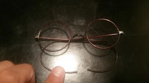 Segunda Guerra Mundial Japonés Marco Tojo Gafas Vintage Antiguo Coleccionable Marco Negro - Imagen 1 de 6