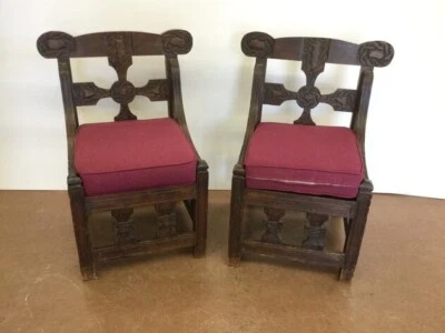 Medieval Tyldal Style Norwegian Chairs  - Image 1 of 4