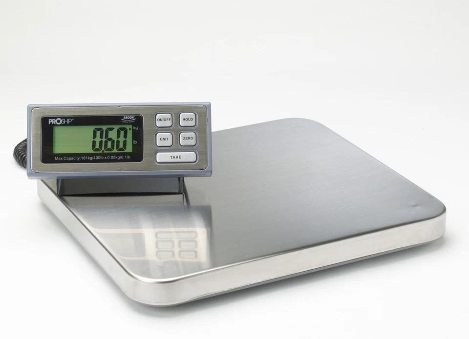 PROSHIP LARGE Digital 181Kg 400lb Heavy Duty Postal Parcel Platform Scales Weigh - Image 1 of 1